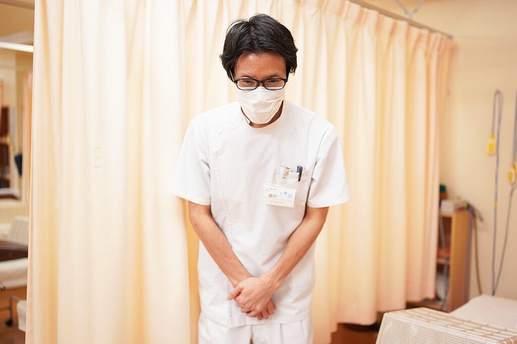 背術の流れ 次回予約