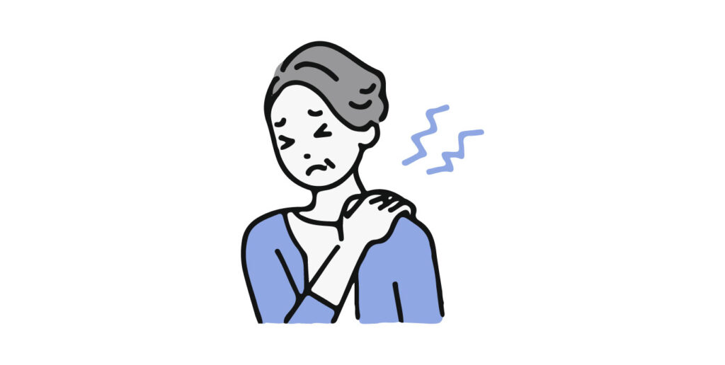 四十肩・五十肩イラスト